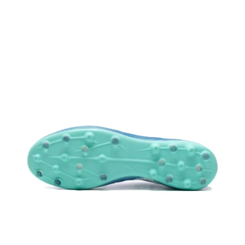 PUMA FUTURE 7 MATCH MG Rubber Short Studs Artificial Ground Wear Resistant Soccer Shoes Men's Blue-3