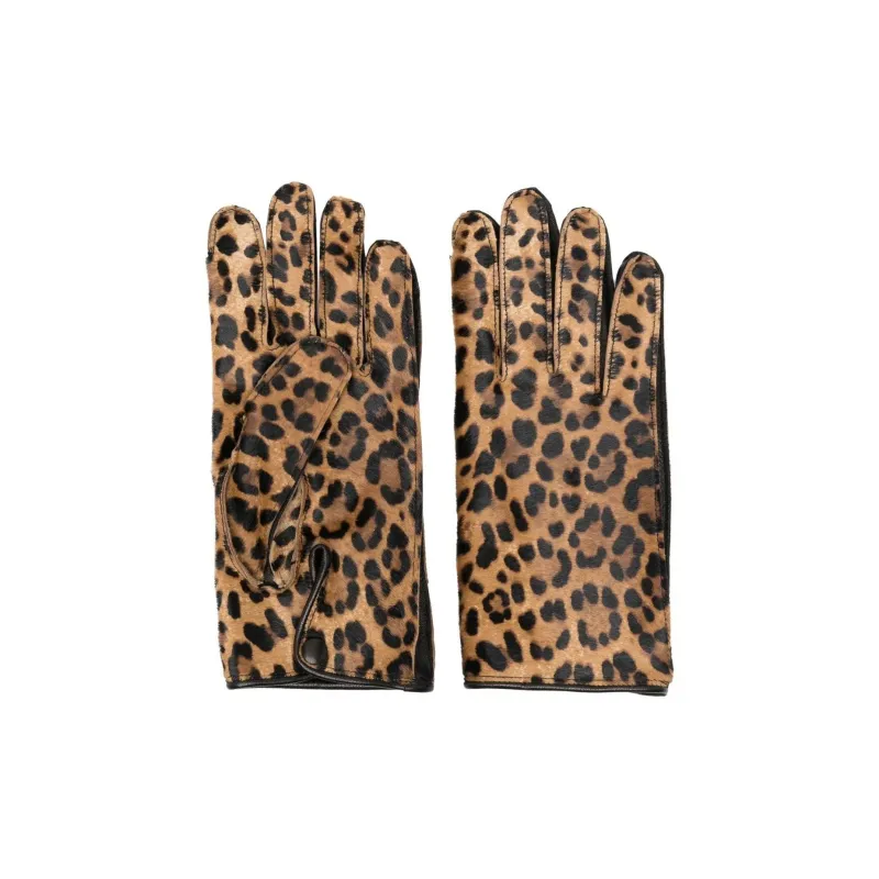Maison Margiela Knit Gloves Men's Brown-0