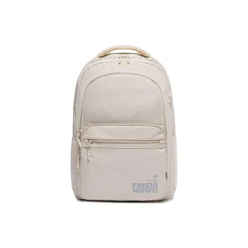 HLA Panda Wowo Series Polyester Backpack Unisex Black/White