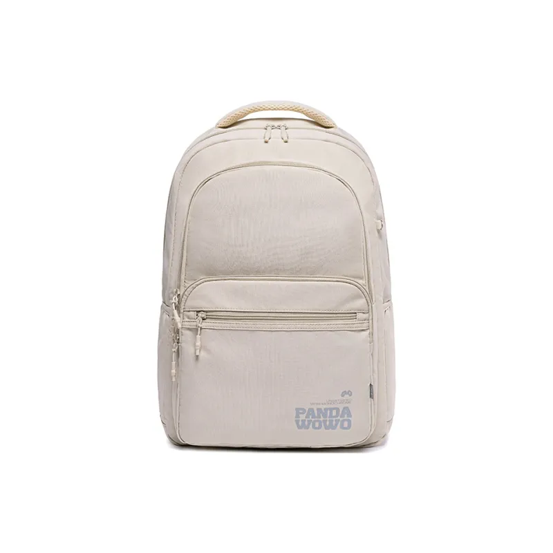 HLA Panda Wowo Series Polyester Backpack Unisex Black/White-0