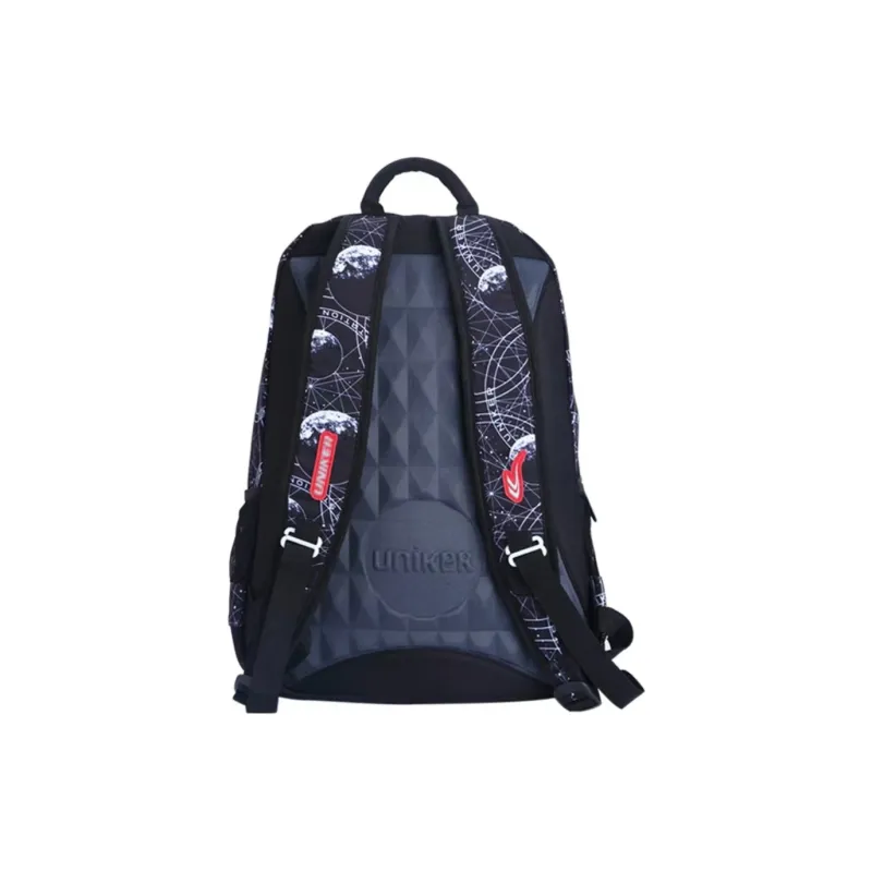Uniker Polyester Backpack Medium Size Unisex Multicolor-22
