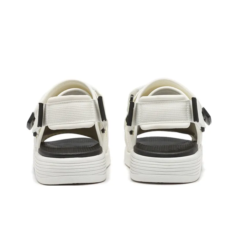 Lee Beach Sandals Unisex White/Black-3
