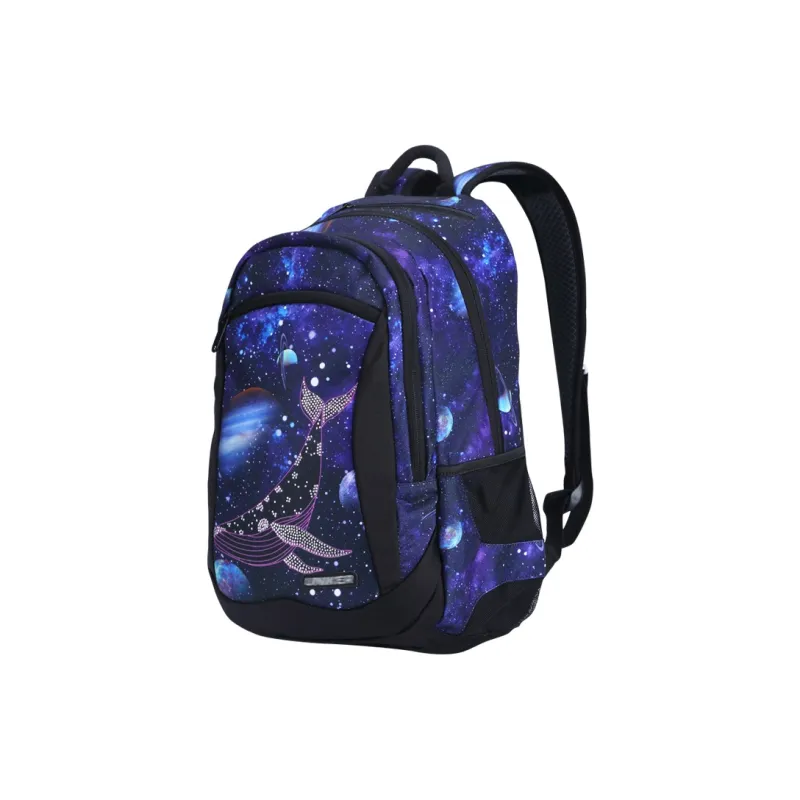 Uniker Polyester Backpack Medium Size Unisex Multicolor-47