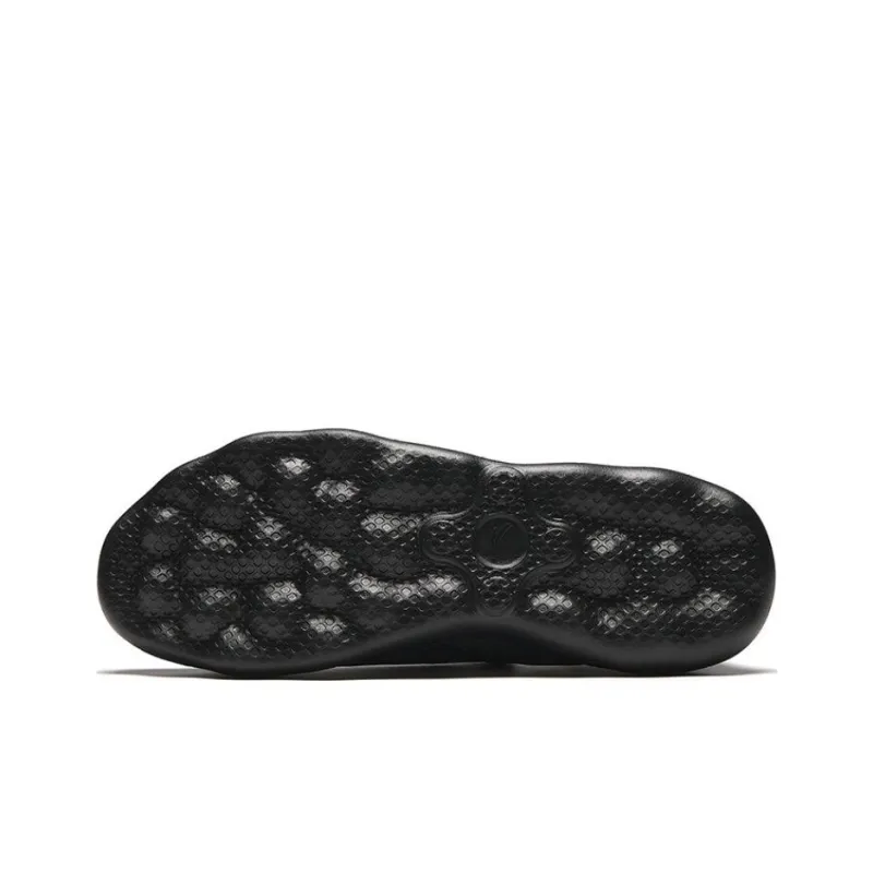 Anta Abrasion Resistant Low Top Training Shoes Unisex Black Gray-4