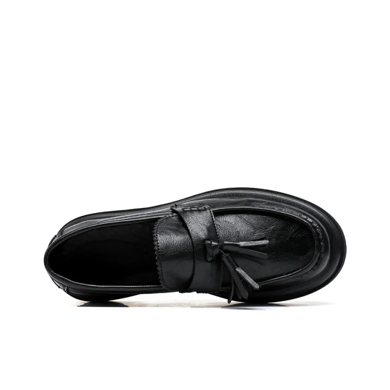 Chi Wolf Gommino Loafers Men Brown/Black-2