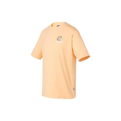 New Balance Surfer Couple T-Shirts Unisex Peachy Pink