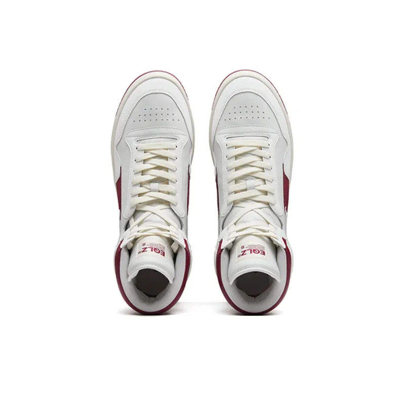 EQLZ EQUALIZER 1970 Lightweight High Top Vintage Basketball Shoes Unisex Campus Red-3