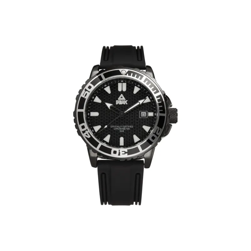 PEAK Automatic Mechanical Movement Stainless Steel Watchband Watch Men's Watches Black Dial-3