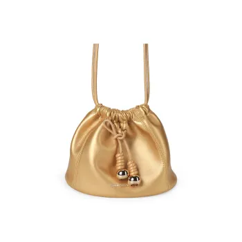 Abbott-VINTAGE Cow Leather Burned Rice Bag Crossbody Bag Shoulder Bag Regular Women's Gold/Red/White/Black
