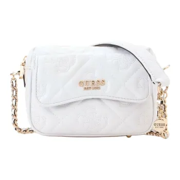 GUESS Polyurethane Camera Bags Crossbody Bag Shoulder Bag Women's White