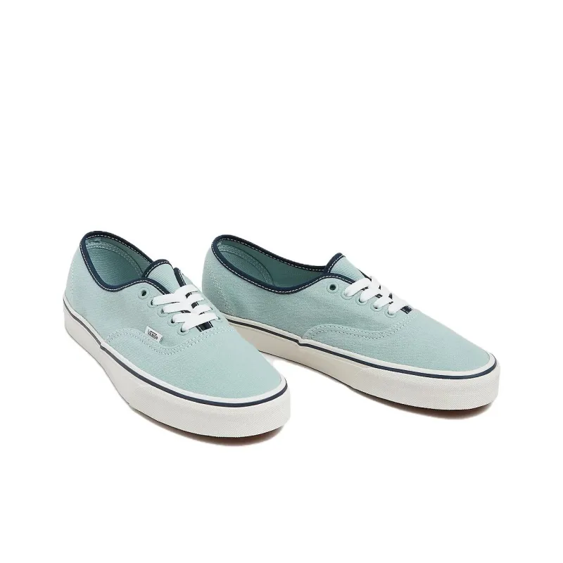 Vans Authentic Non slip Lightweight Low Top Skateboard Shoes Men's Cyan-2