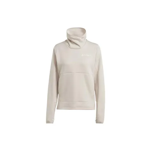 Adidas TERREX XPERIOR MEDIUM FLEECE PULLOVER Sweatshirt Women's Marvelous Beige