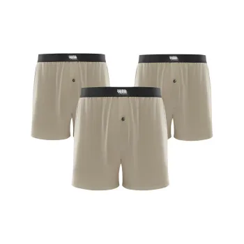 PUMA Boxer Shorts Men's 3 Pack Light Coffee