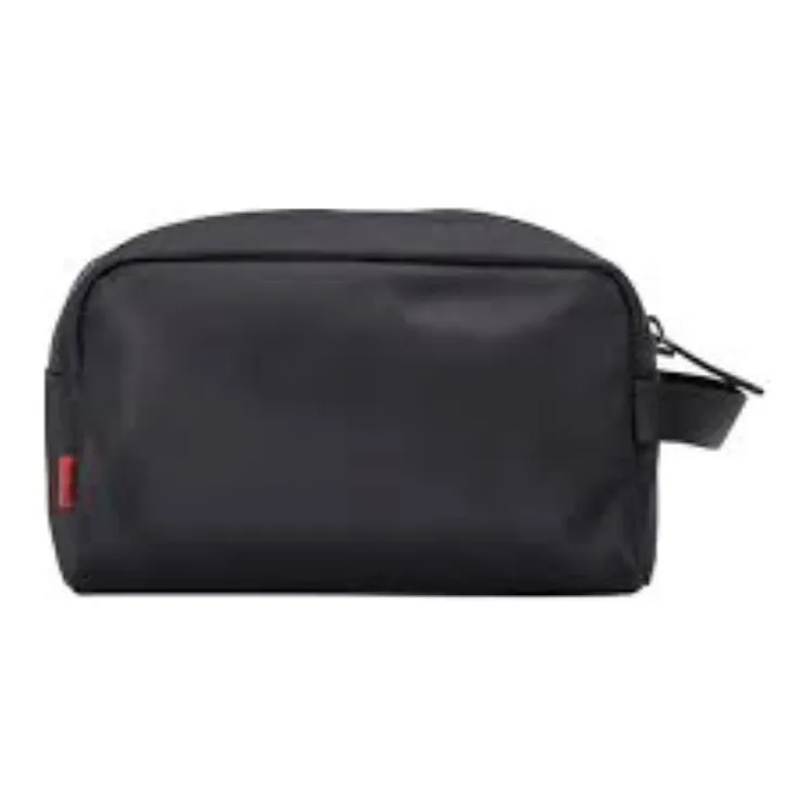 HUGO BOSS Polyester Toiletry Bag Clutch Men's Black-5