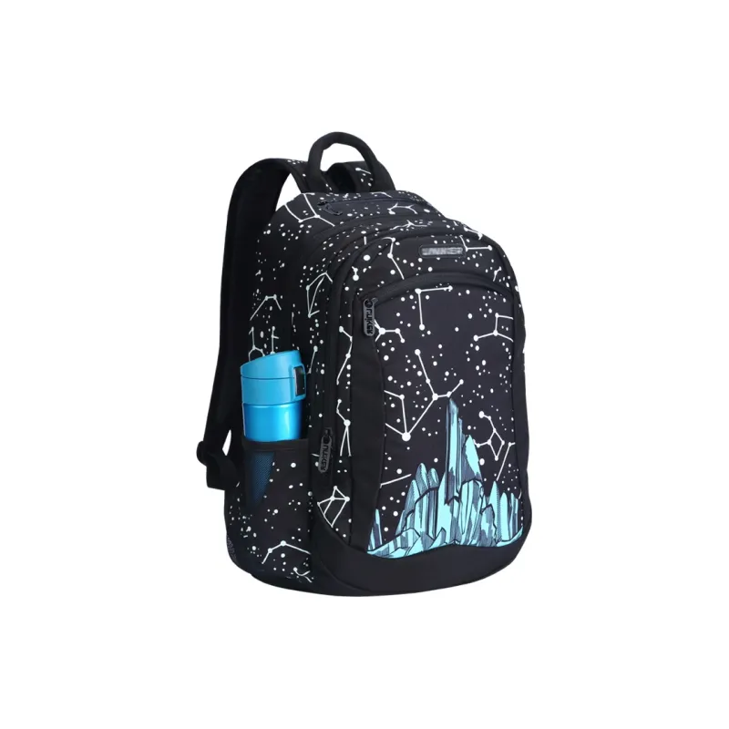 Uniker Polyester Backpack Medium Size Unisex Multicolor-37