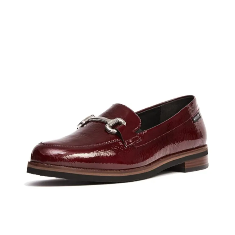 MEPHISTO Loafers Women's Black/Dark Red-7
