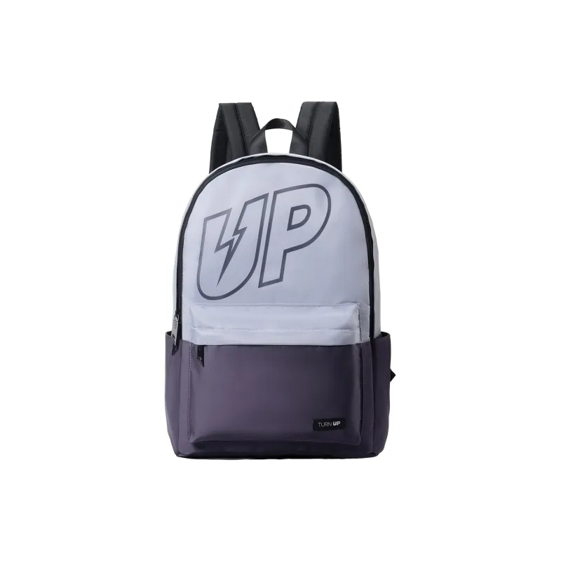 TURN UP Polyester Backpack Unisex Lavender-0