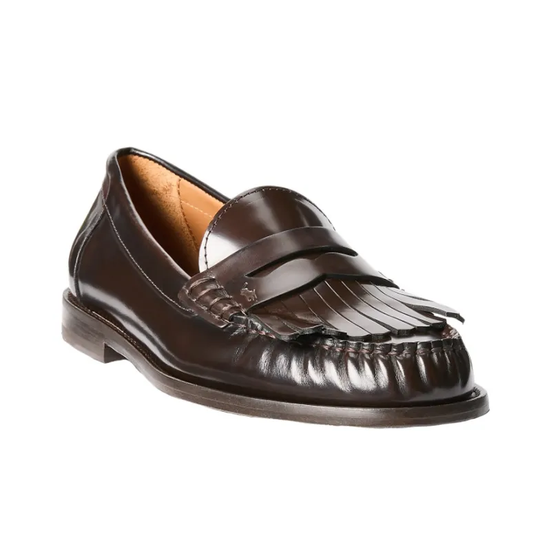 Polo Ralph Lauren Ashtyn Loafers Men's Dark Brown-2