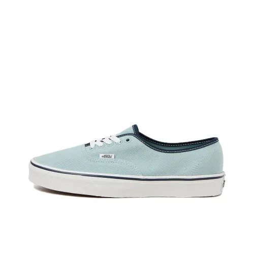 Vans Authentic Non slip Lightweight Low Top Skateboard Shoes Men's Cyan
