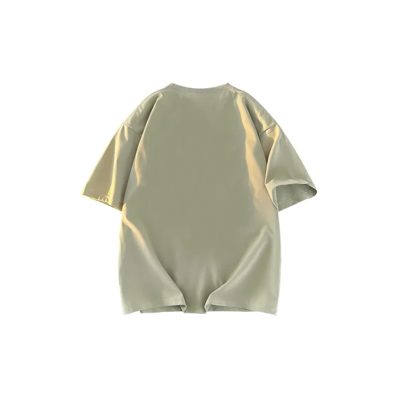 HAVR 100% Cotton Loose Fit Casual Versatile Breathable T-Shirt Unisex-14