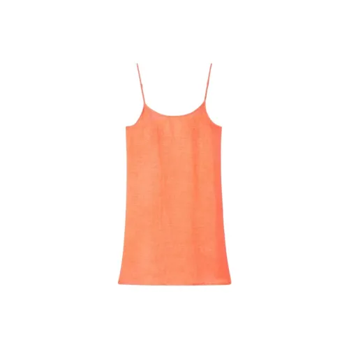 AMERICAN VINTAGE A.M Slip Dresses Women's Neon Orange