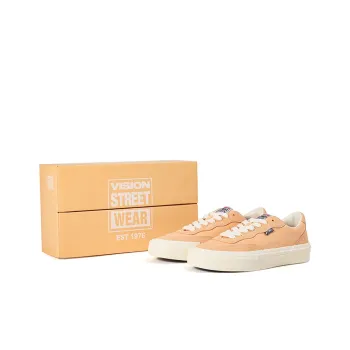 Vision Street Wear Flat Top Low Top Skateboard Shoes Unisex Soft Peach
