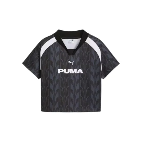 PUMA FOOTBALL JERSEY T-Shirts Women's Black