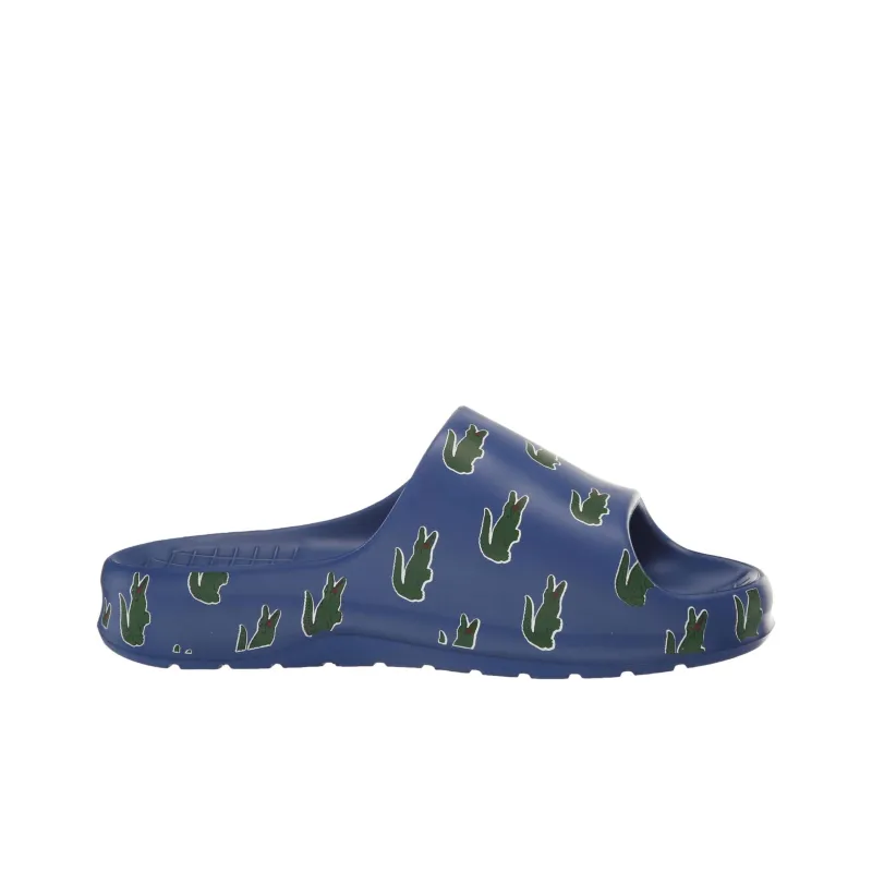 LACOSTE Odor-Resistant Abrasion-Resistant Slide Slippers Men's Blue-1