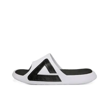 PEAK Slip Resistant Abrasion Resistant Taichi Slippers Unisex White Black