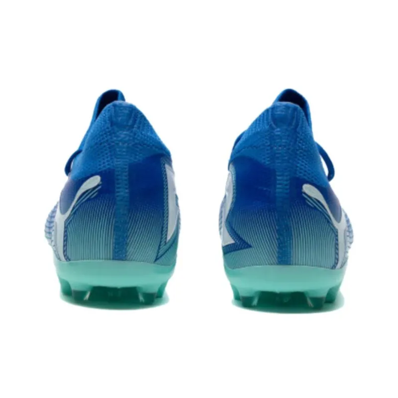 PUMA FUTURE 7 MATCH MG Rubber Short Studs Artificial Ground Wear Resistant Soccer Shoes Men's Blue-2