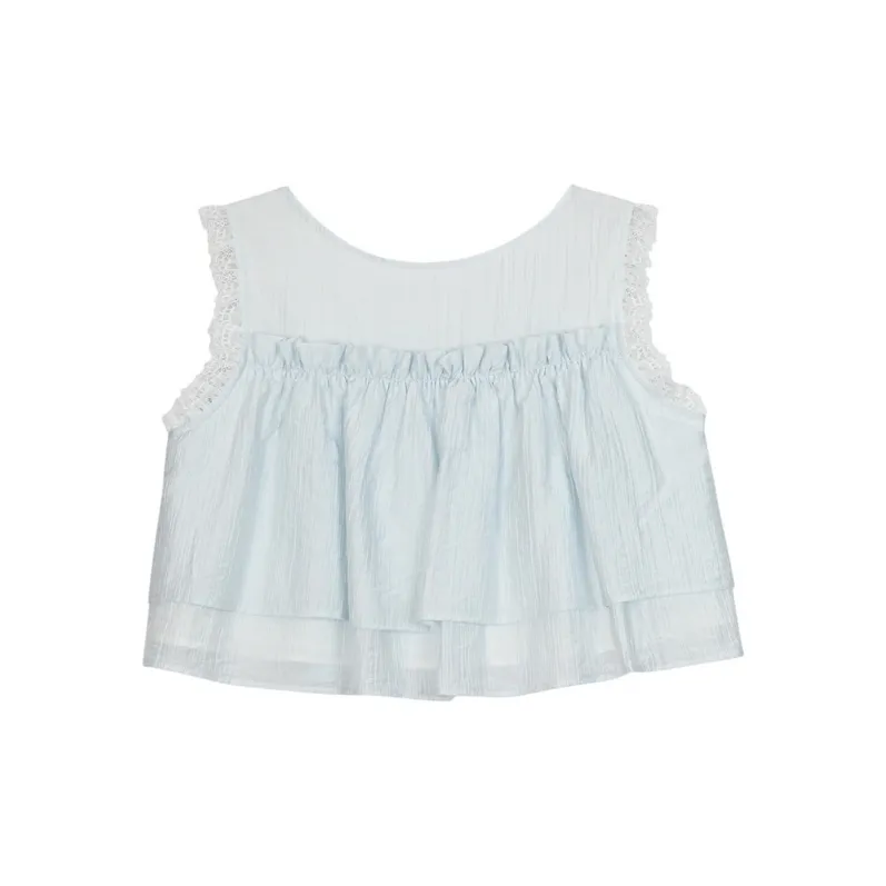 SNBL T Shirts Women's Blue Top-1