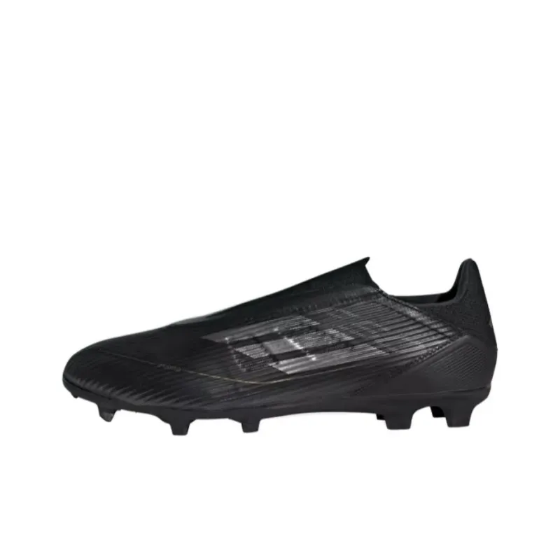 Adidas F50 League Laceless Firm/Multi Ground Core Black Iron Metallic Gold Metallic-0