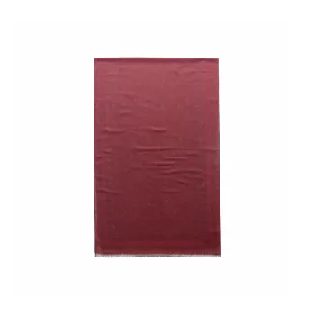 COACH Silk Cotton Scarves Shawl Unisex Burgundy
