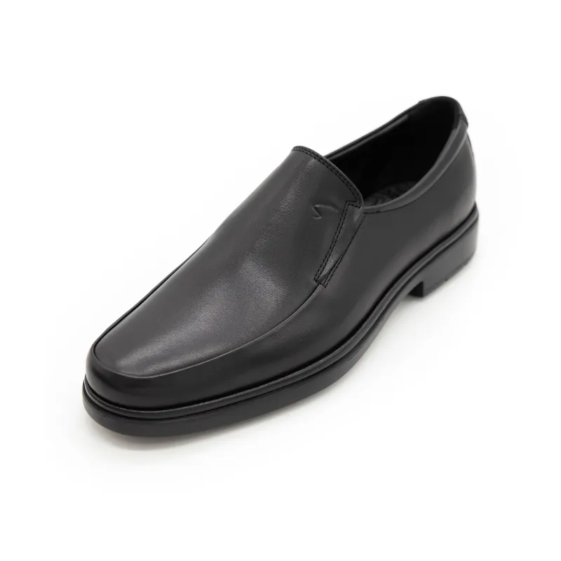 Satchi Business Formal Casual Leather Slip on Shoes Men's Black-1