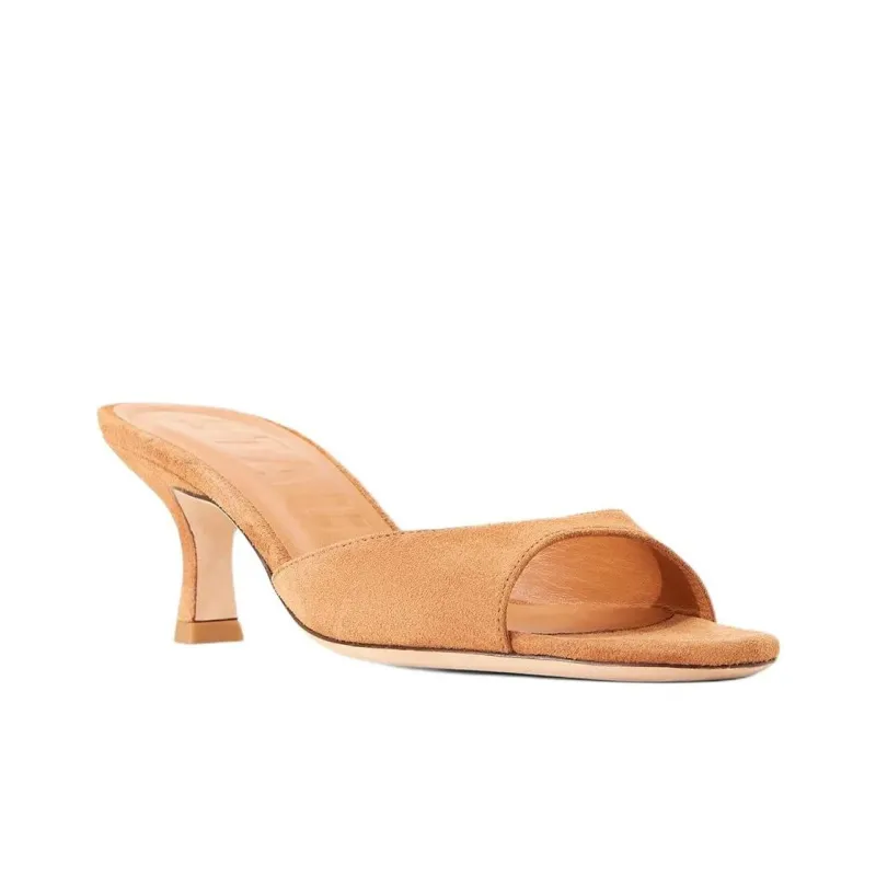 Staud Slide Slippers 5.5cm Women's Brown-2
