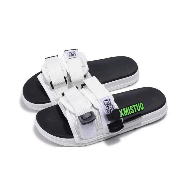 XMISTUO EVA Stitching Cut-Out Slide Slippers Unisex-0