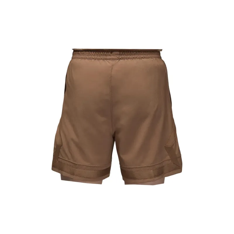 Jordan Sport Dri-FIT Diamond Casual Shorts Men's Antique Brown-1