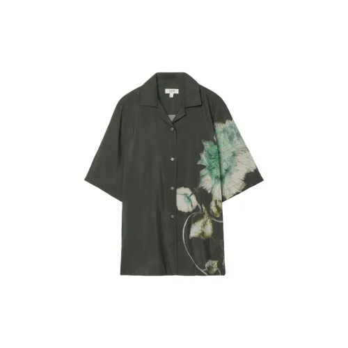 COS Shirts Women's Olive Green