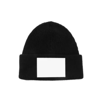 MM6 Maison Margiela Numbers Motif Rib Knitted Beanie