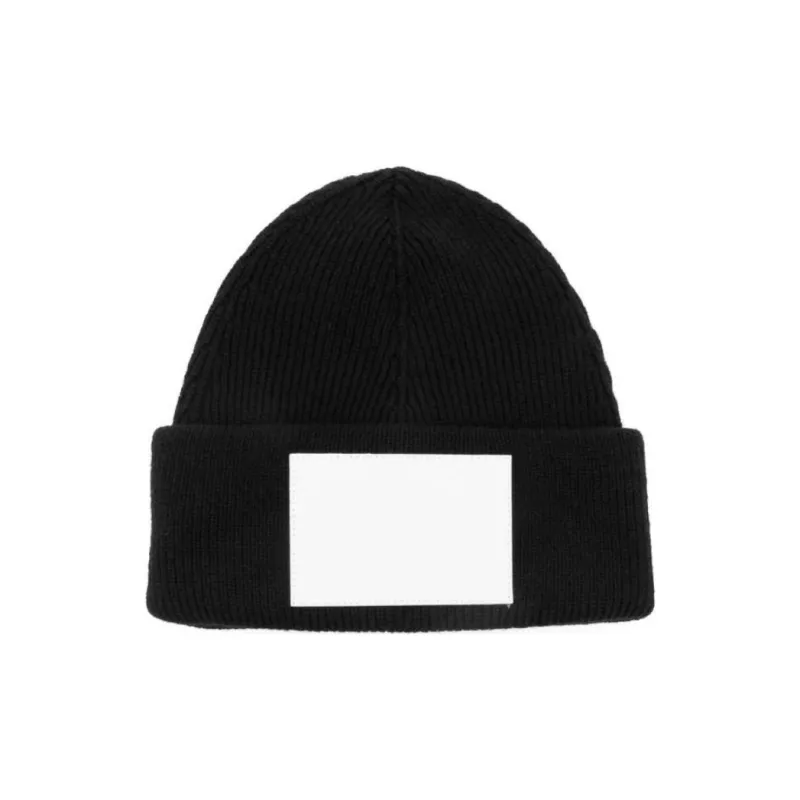 MM6 Maison Margiela Numbers Motif Rib Knitted Beanie-0