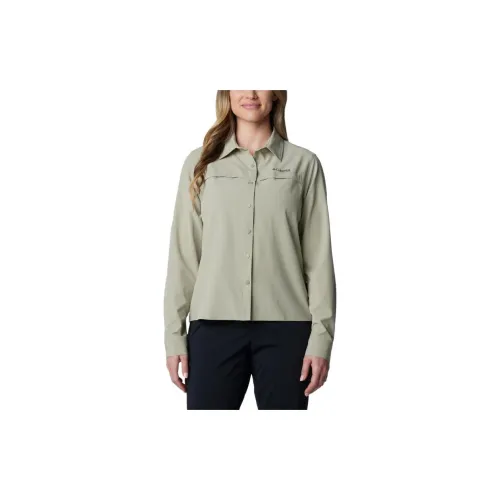 Columbia Summit Valley Shirts Women's Green