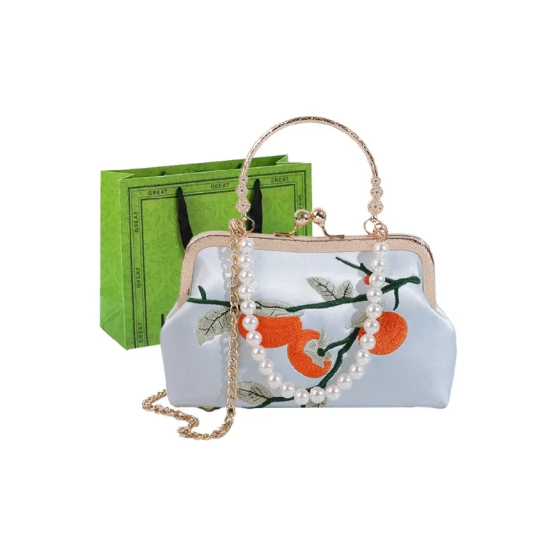 KARUISHA Silk Handbag Shoulder Bag Women's-19