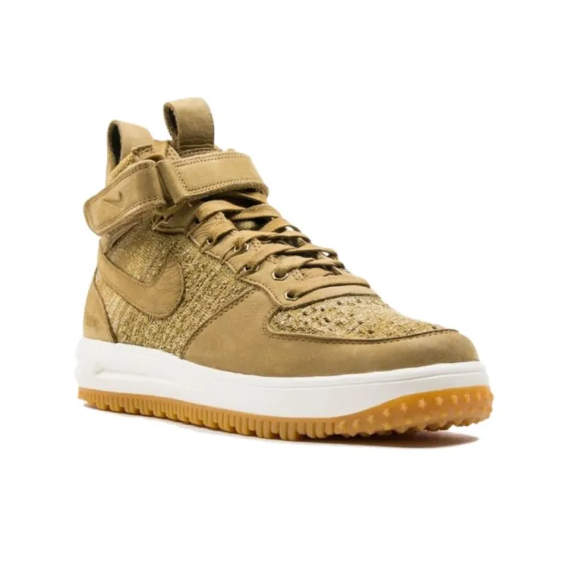 Nike Lunar Force 1 Flyknit Workboot Golden Beige-1