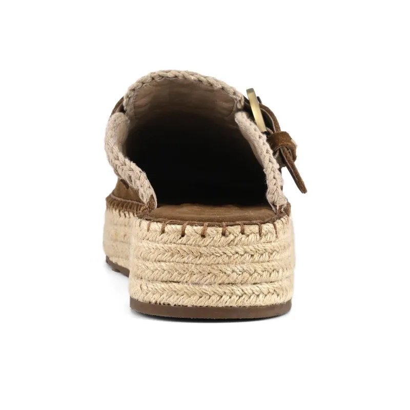 MOU Closed Toe Slippers Women's Brown-4