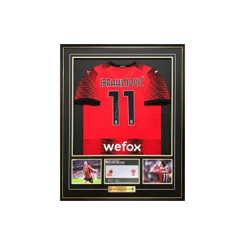 Huayitaojin Ac Milan Jersey ICONS Officially Licensed Company Certificate Framed 110x80cm Men's Collectible Classic