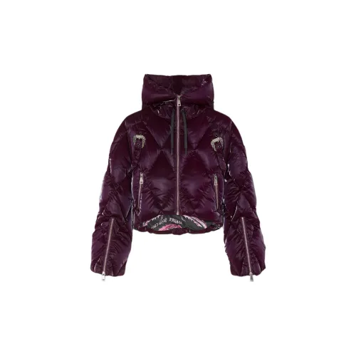 VERSACE JEANS COUTURE Down Jackets Women's Purple