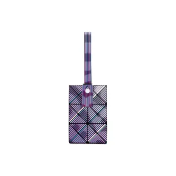 ISSEY MIYAKE Polyvinyl Chloride Resin Handbag Mini Women's Purple & Multicolor