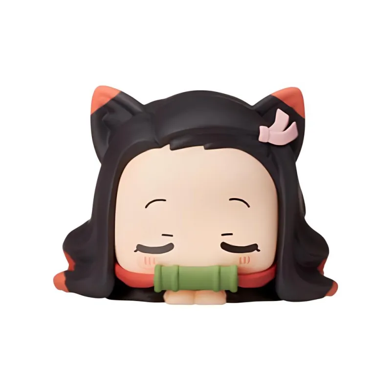 SEGA Nezuko Kamado Sega Demon Slayer  Kimetsu No Yaiba Cat Ear Xiao Papi Nezuko Nanao Sōryū Kōma Bonus Gifts 5cm-2