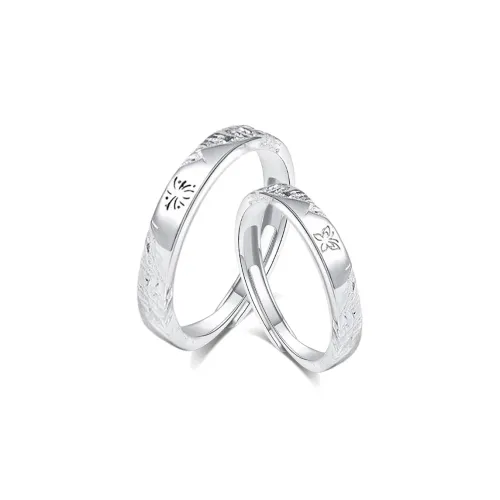 MISS TOOYA S999 Fine Silver Rings Unisex