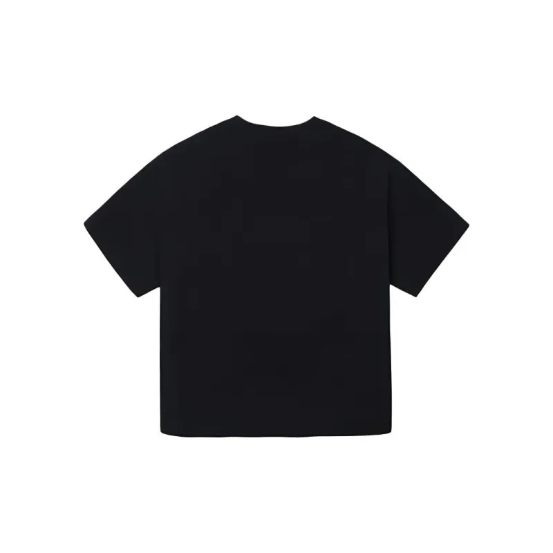 FILA Drop Shoulder Sleeve T Shirt Women's Black-1